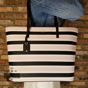 Kate spade MEDIUM tote celebration STRIPE Shoulder